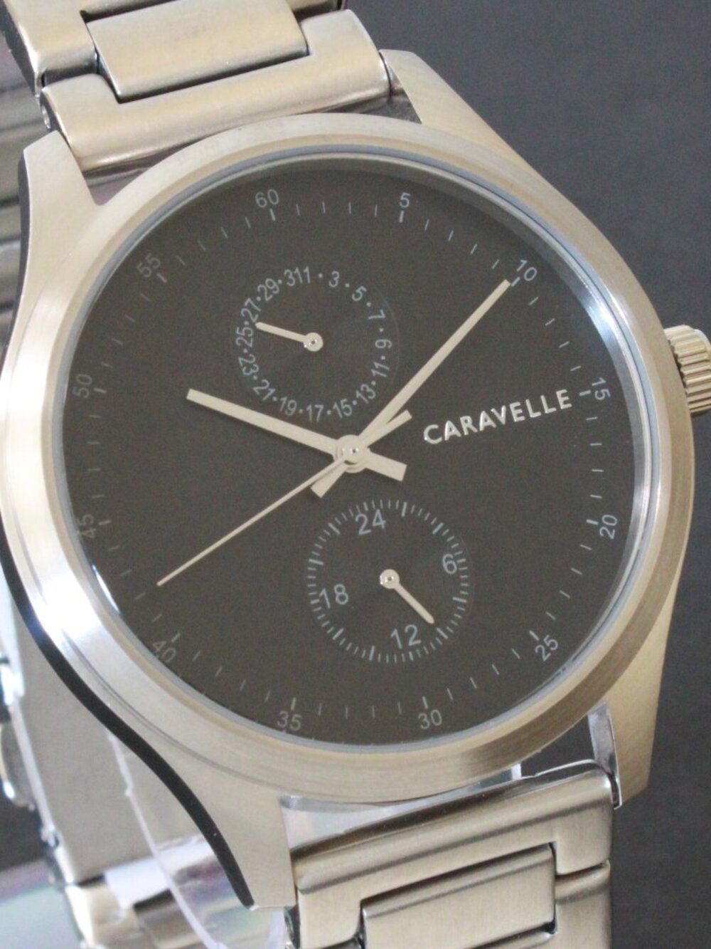 Caravelle Men's Min Max Casual Watch By Bulova Date Indicator 24-Hr Dial 41mm - Picture 5 of 12